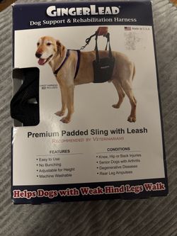 Dog sling / surgery recovery/ senior care sling medium /large