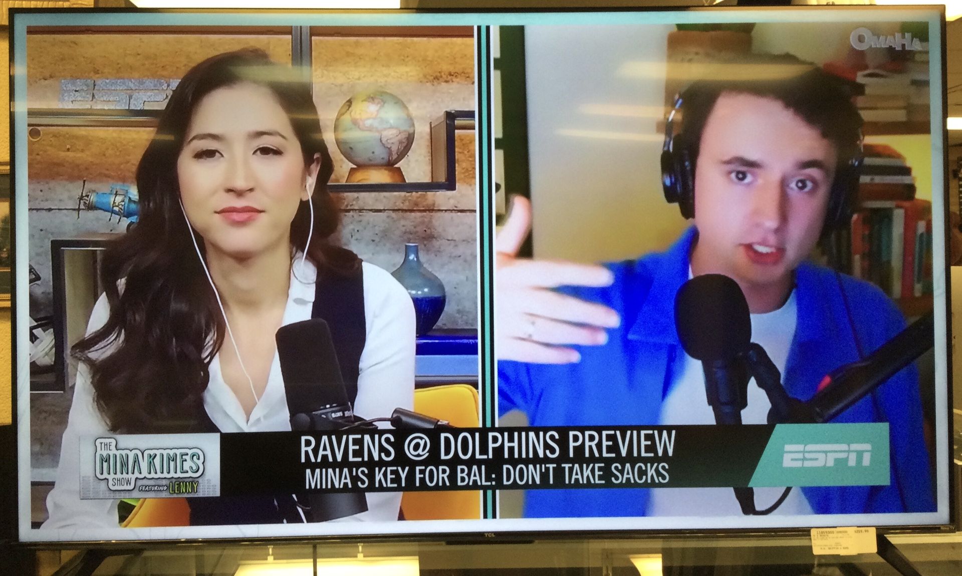 TCL 65” Roku S4 4K UHD HDR Smart Tv Includes Remote 