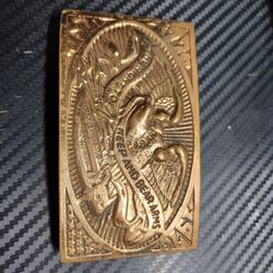Support the Right to Bear Arms 1970s Vintage Belt Buckle