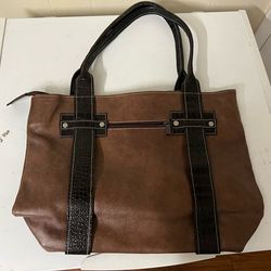 Brown Leather Woman Shoulder Bag
