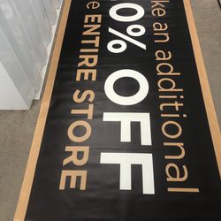 STORE WIDE 20% OFF SALE Advertising Vinyl Banner Thumbnail