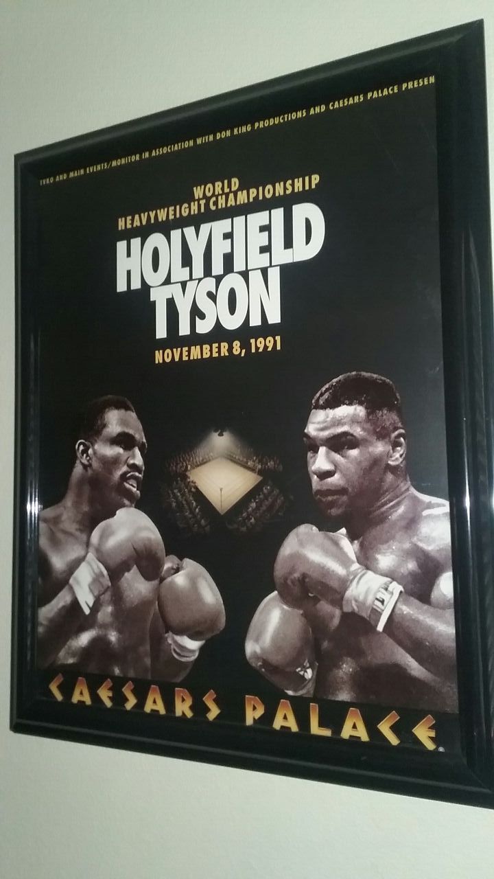 Tyson /Holyfield original tvko fight poster
