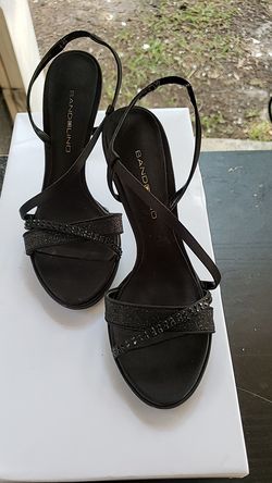 BANDOLINO HEELS BLACK SIZE 5 1/2