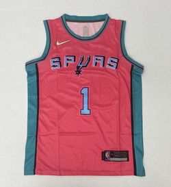 Pink Spurs Basketball Jersey