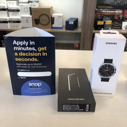 Samsung Galaxy S25 Ultra Phone With Galaxy Watch Classic (Located In Downey, CA)