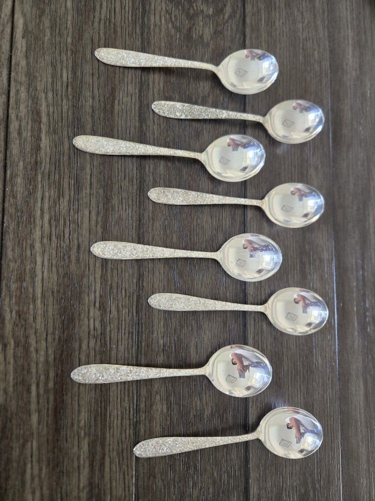 Vintage National Silver Co. “Orange Blossom” Flatware Set – 40 Pieces