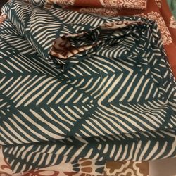 Two traditional curtains