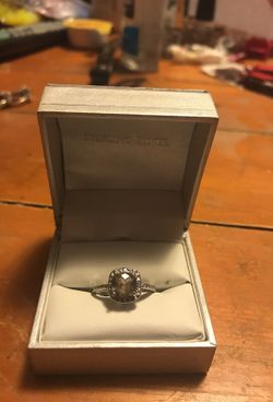 Morganite and diamond