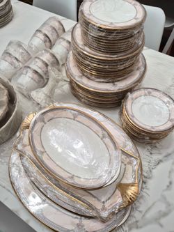 Noritake Fine China Dinner Set and Platter,  Bowls
