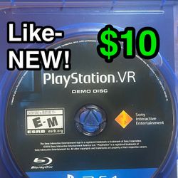 🎮 Like-NEW PlayStation VR Demo Disc – PS4 Game ($10) 🎮