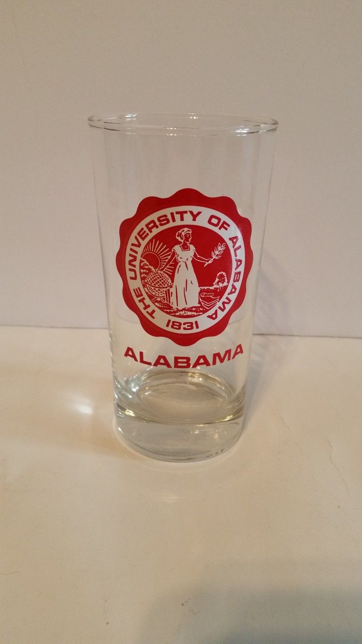Alabama "Roll Tide" Glass