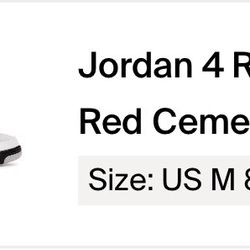 Jordan 4 Retro, Brand New 