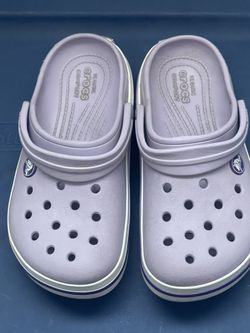 Lavender Crocs Child Size 13