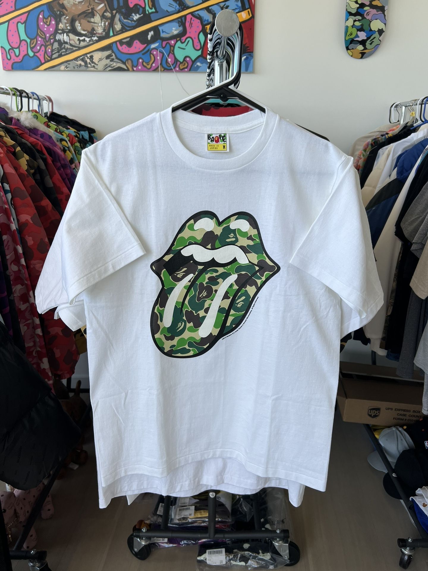 Bape x Rolling Stones Tee VERY RARE for Sale in Dallas, TX