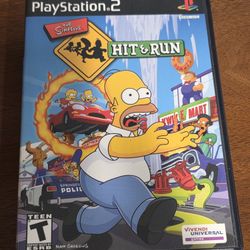 PlayStation 2 PS2 Simpons Hit And Run CIB w/ Manual