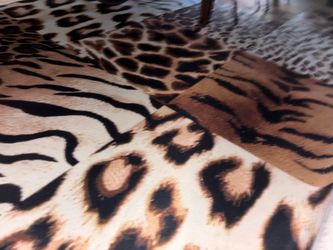 Cheetah print rug