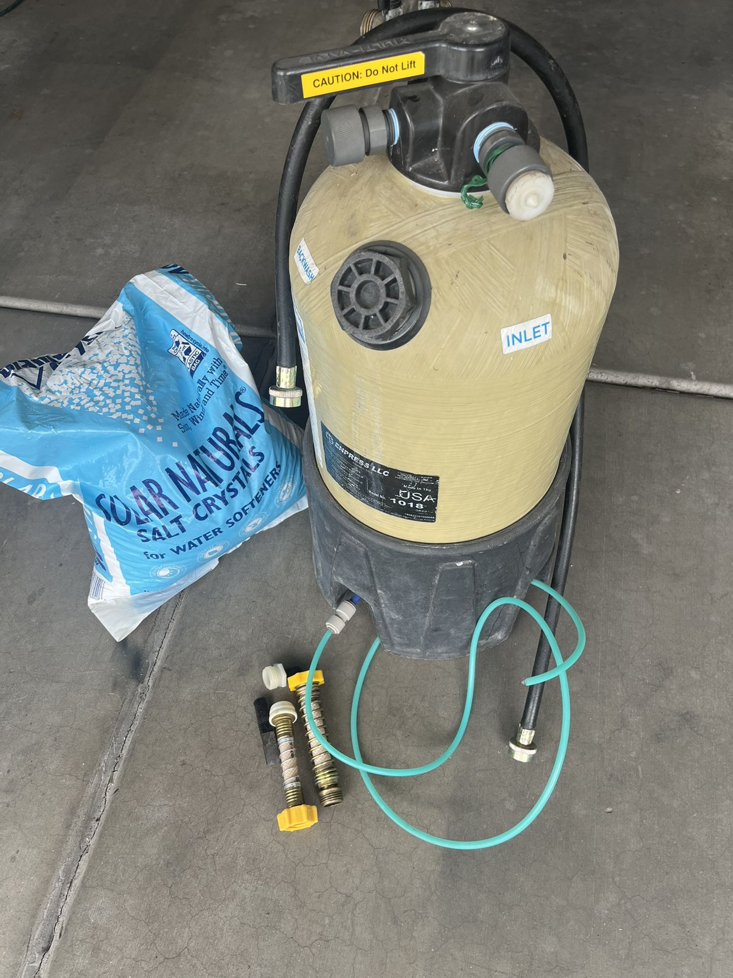 RV portable Water Softener