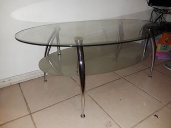 Modern coffee table elegant glass crystal Mesa vidrio crystal