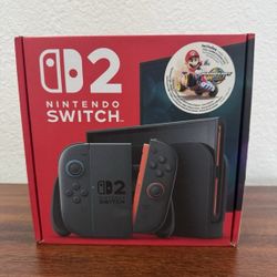 Nintendo Switch 2 Console + Mario Kart World Bundle BRAND NEW SEALED 