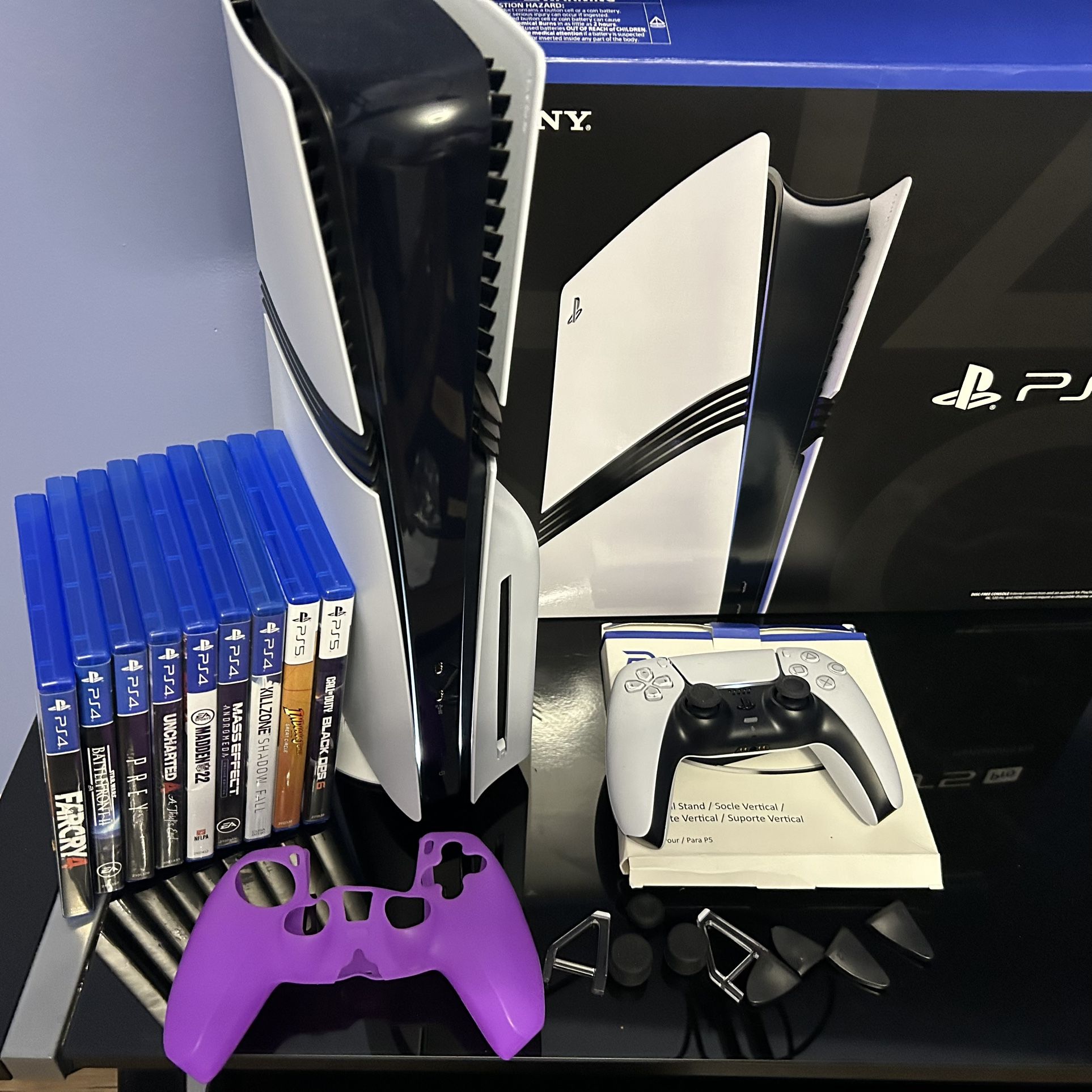 Ps5 Pro trade With 11 Games for a Nintendo switch 2+ cash and games and pro controller.. Only...
