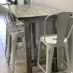 High Top Table And Chairs 