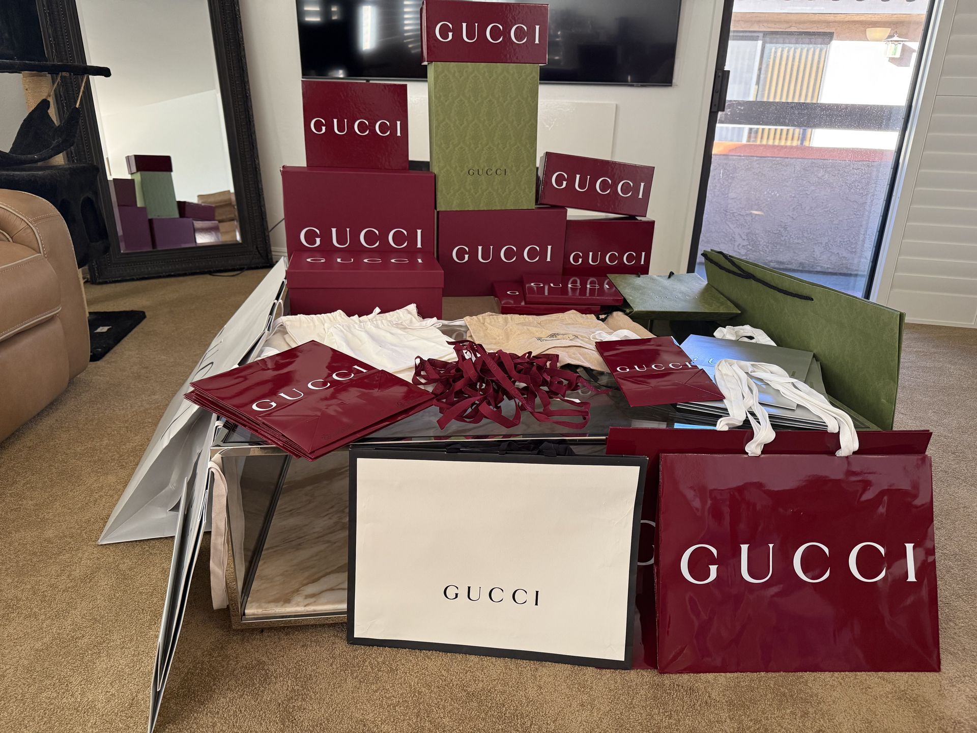 Authentic Gucci Packaging Bundle