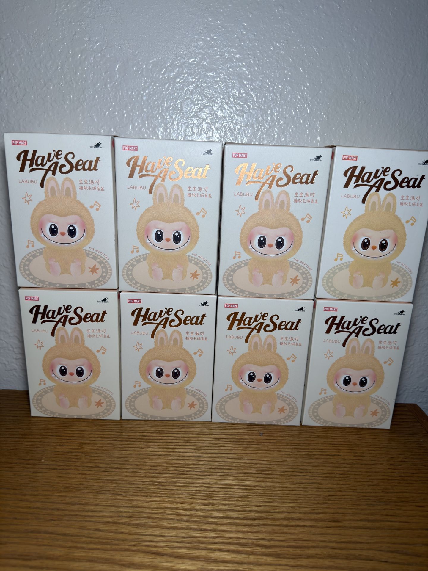 NEW AUTHENTIC POPMART LABUBU THE MONSTERS - HAVE A SEAT SERIES  BLIND BOX