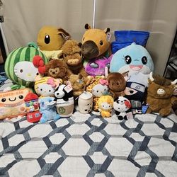 stuffed animals. 