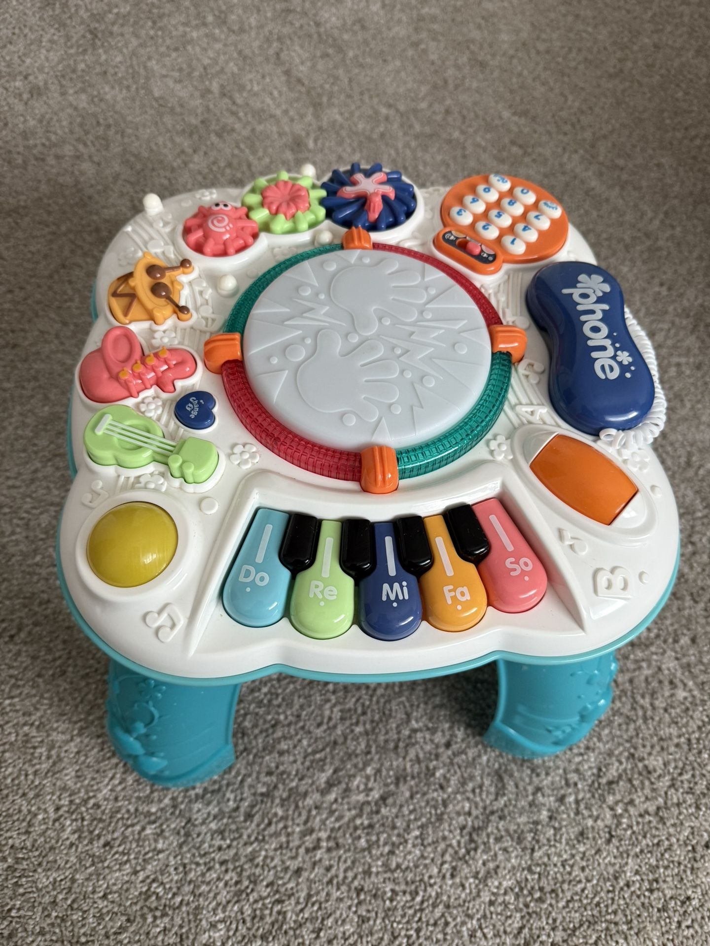 Baby & Toddler Activity Learning Table with Lights