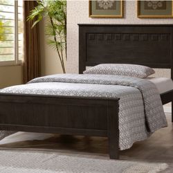 Twin Bed Frame With Mattress 