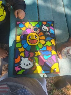 Painting and watch set
