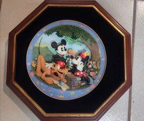 Picture plate 4 Seasons Mickey collection