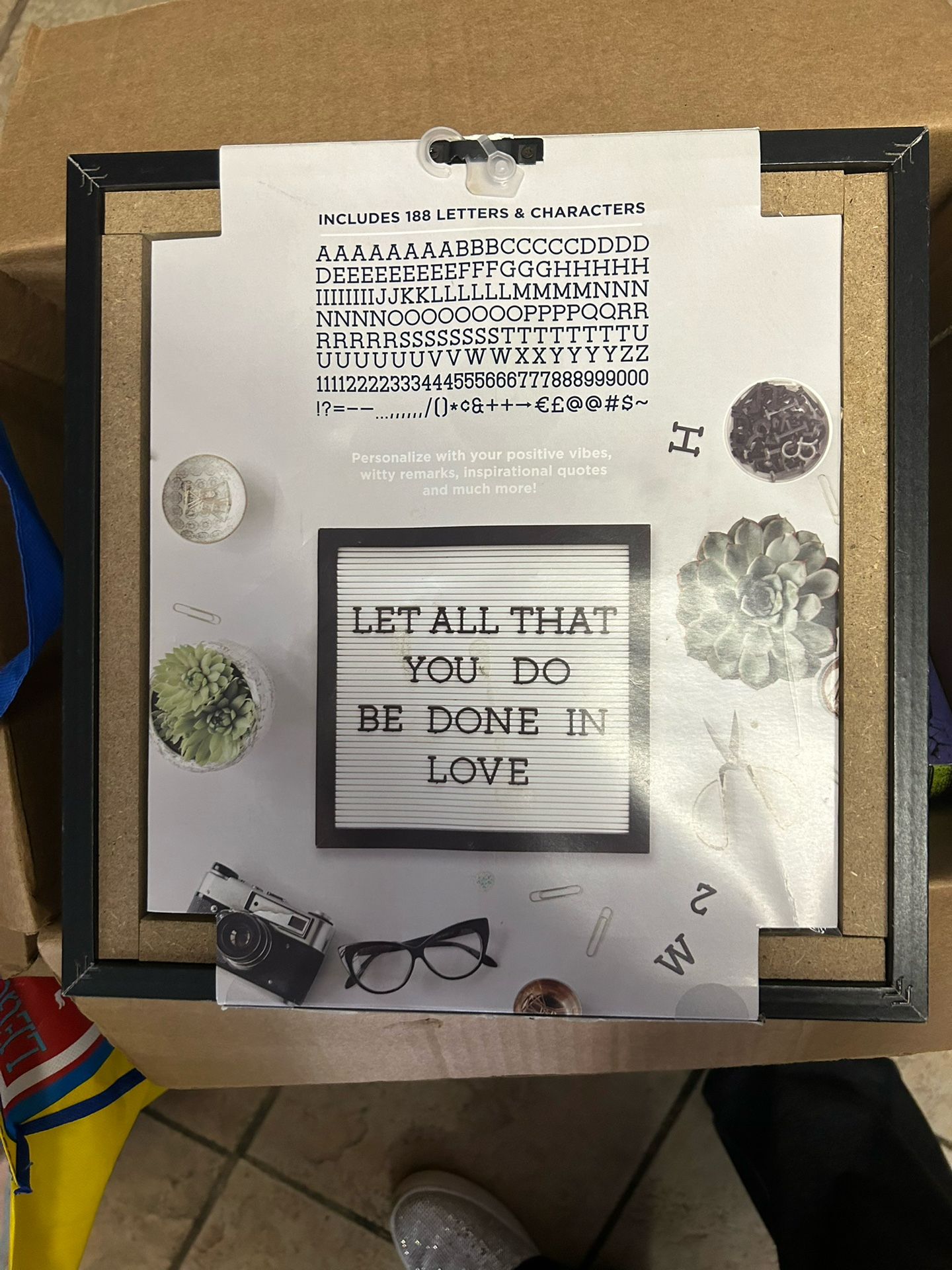 Letter Board with 188 Letters included