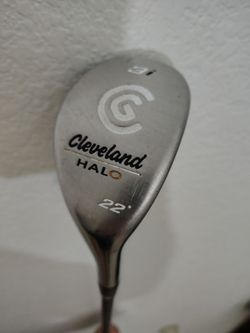 Golf Club Hybrid: Cleveland Halo 3i, 22°, Stiff Flex