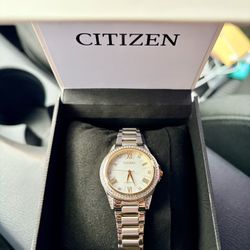 Citizen Ladies' Crystal Eco-Drive, Mother-of-Pearl Dial