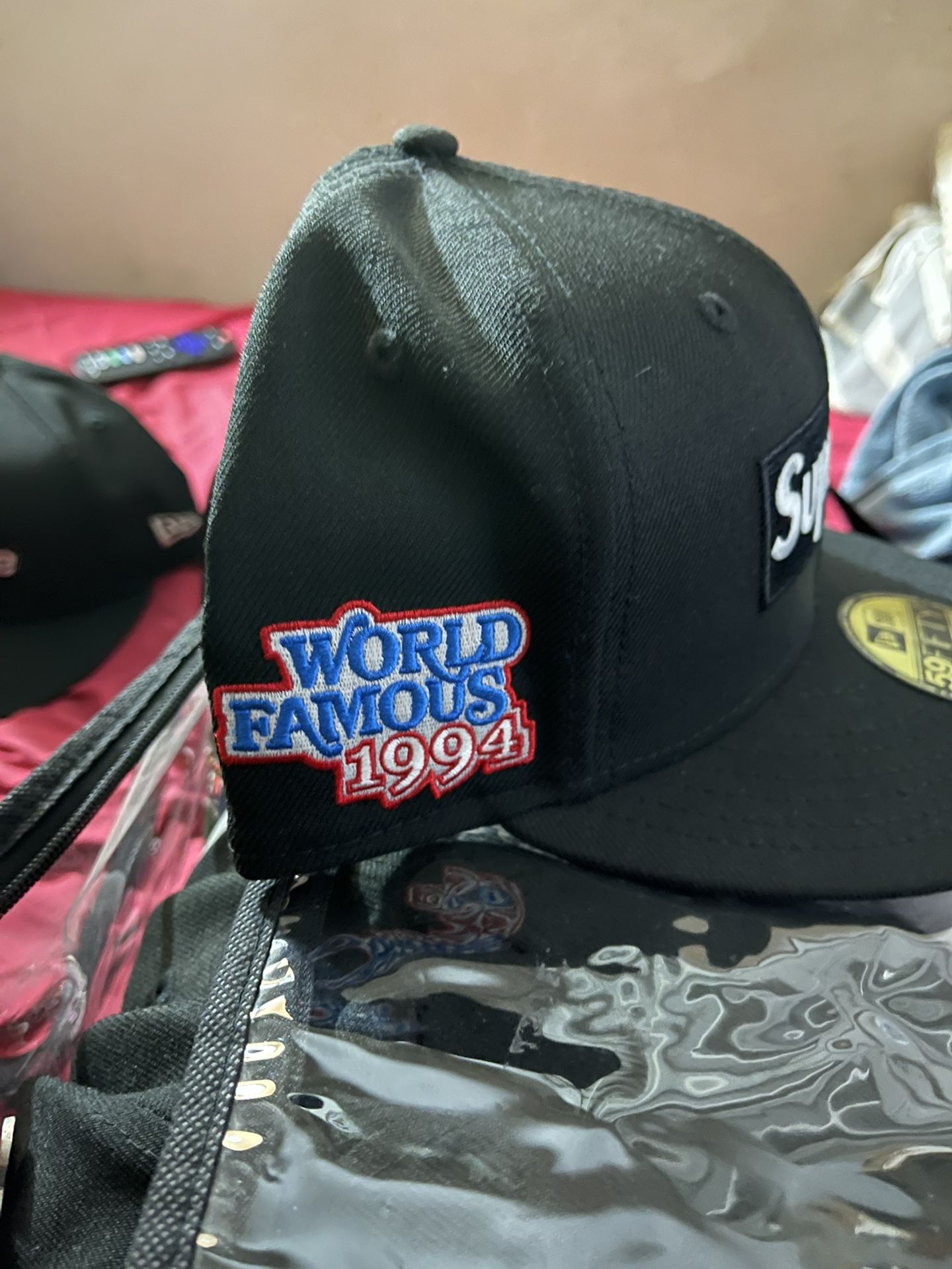 Supreme Box Logo New Era Fitted Hat 7 3/4