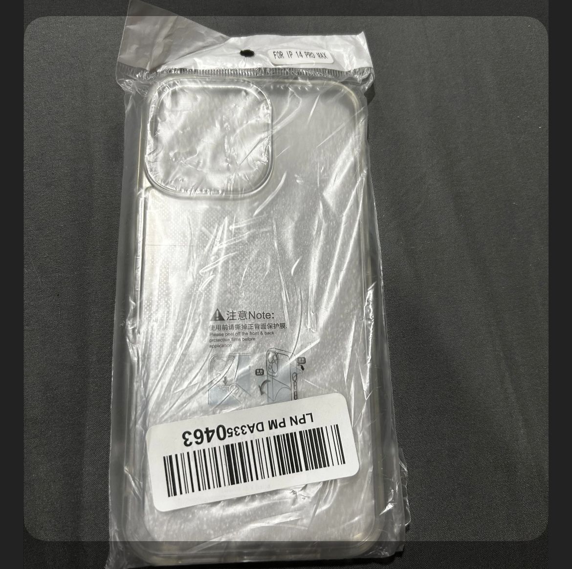Clear hockproof Phone Case for iPhone 14 Pro Max Crystal Clear, UltThin Design