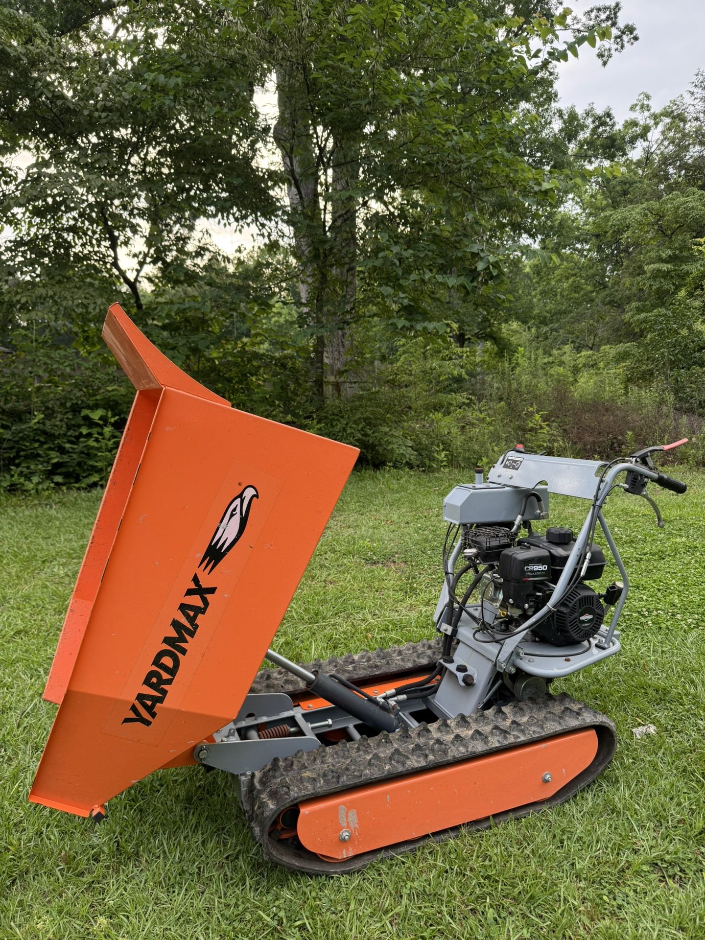 Yardmax Track Wheel Barrel