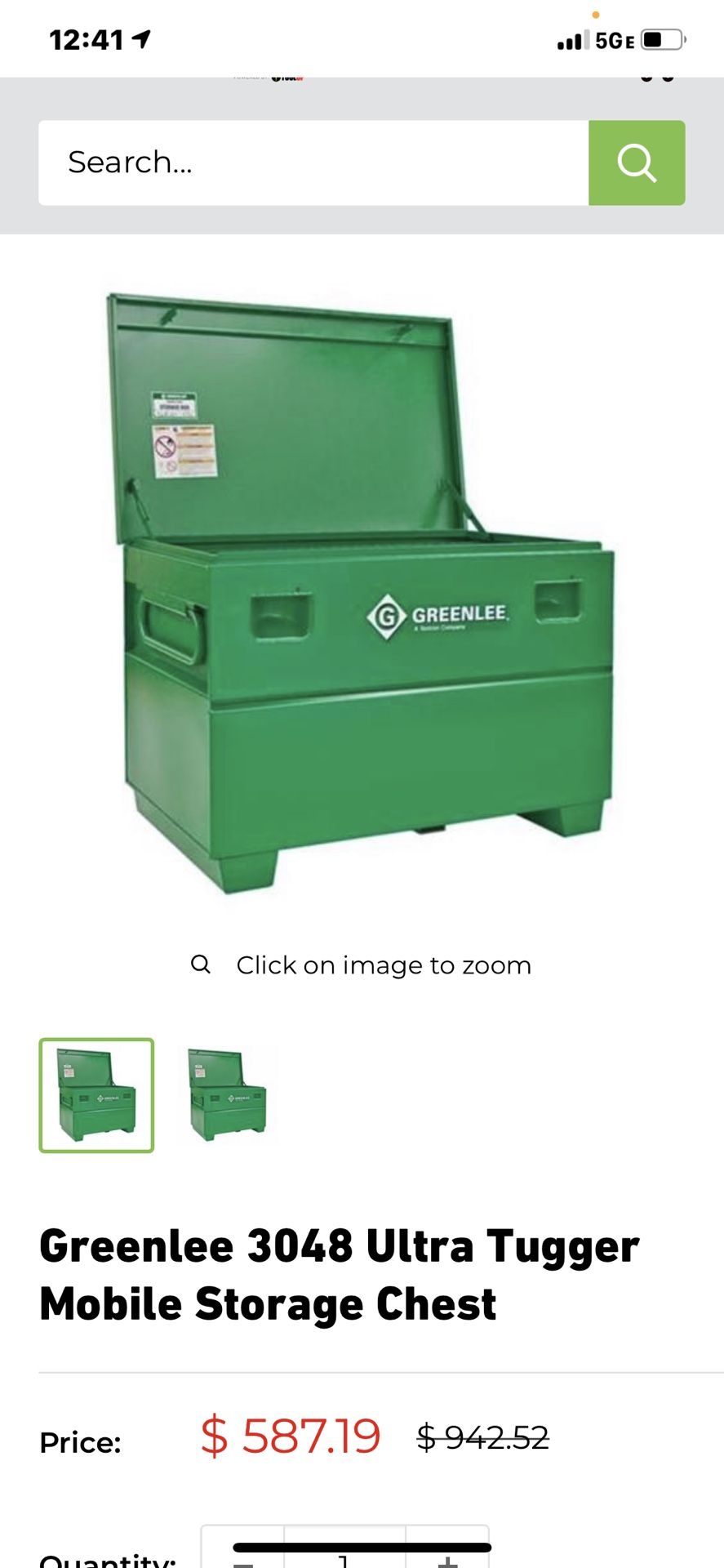 GREENLEE TOOL CHEST