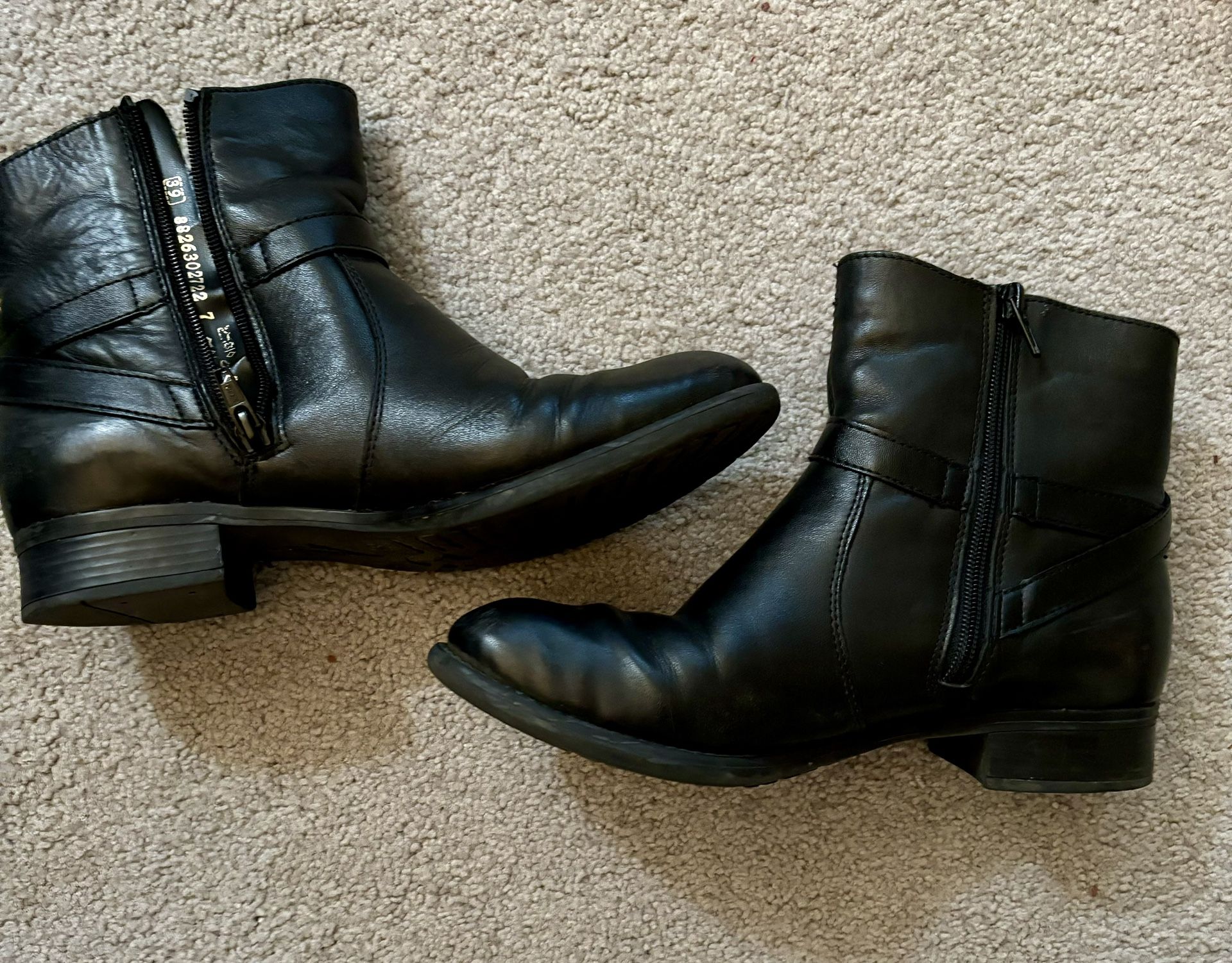Remonte Women’s Black Ankle Boots Size 39