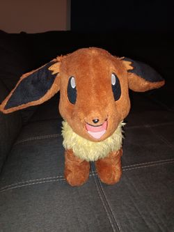 Pokemon 16" Eevee Build-A-Bear Workshop Plush BAB Stuffed Animal Toy No Sound