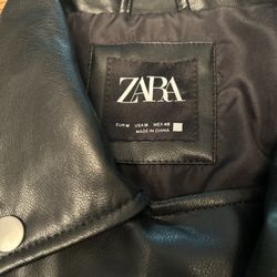 ZARA FAUX LEATHER JACKET 