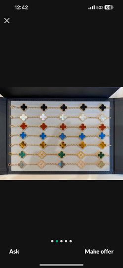 VCA Clover Alhambra Motif Bracelet - All Colors - 18K Gold 