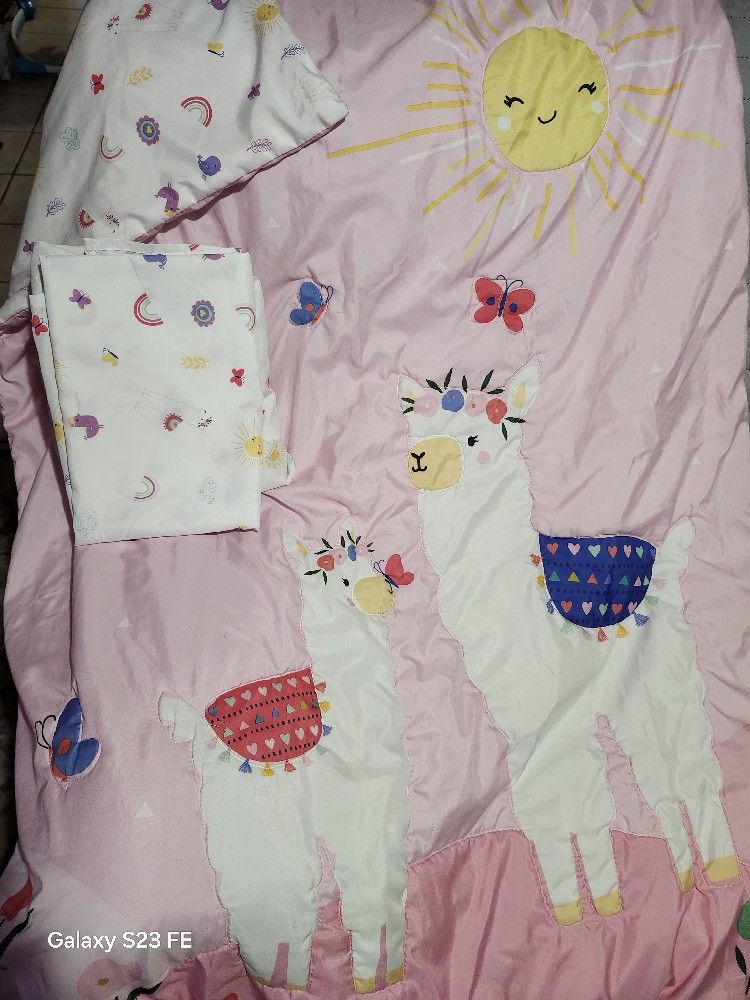 Toddler Bed Bedding 4 PC Set