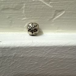 Silver Snowflake Charm Bead