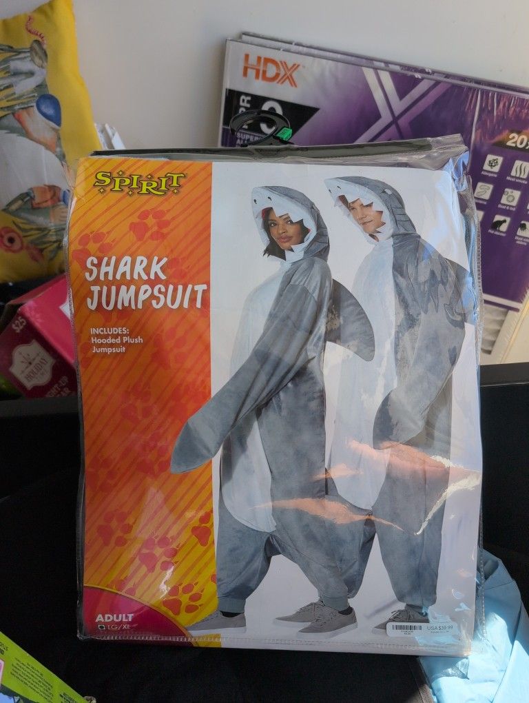 Shark Jumpsuit Halloween Costume