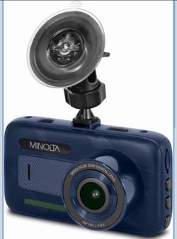 Minolta 2.5 quad HD dash cam blue