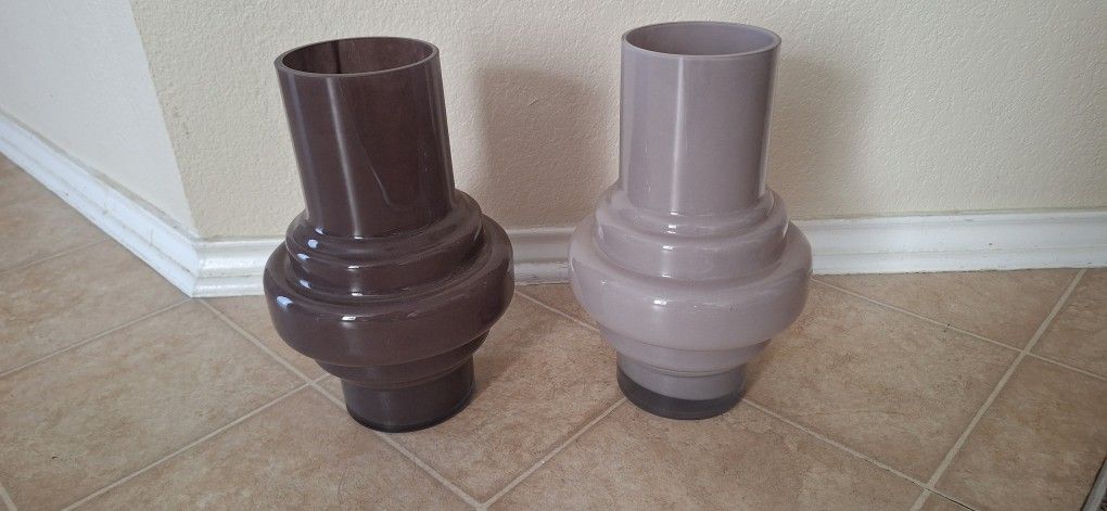 Glass Flower Vases / Floreros de Vidrio