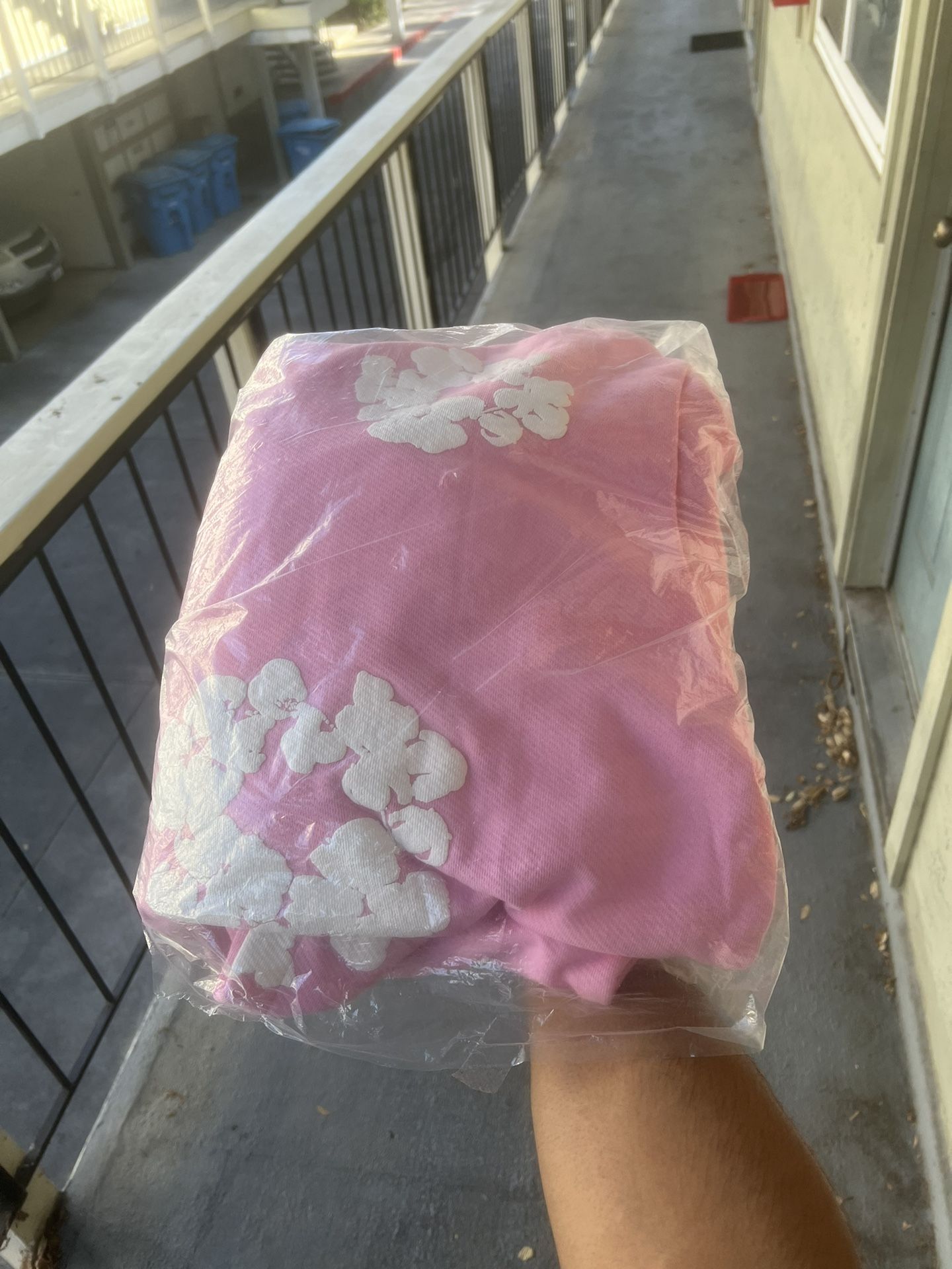 Pink Denim Tear Jacket Brand New Size Xl (fits L) 