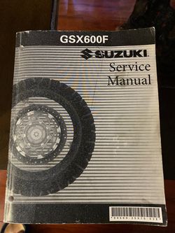 Suzuki GSX600F Service Manual